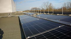 The new photovoltaic system on the roof supplies BIPS with green electricity.