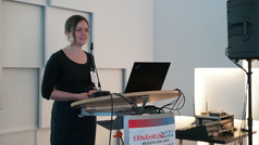 Dr. Heide Busse (im Bild) moderierte zusammen mit Dr. Antje Hebestreit (beide BIPS) das Seminar 