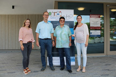 Freuen sich, dass die Arbeit nun beginnen kann: Dr. Frauke Wichmann, Prof. Dr. Hajo Zeeb, Cornelia Wiedemeyer und Wiebke Hübner vom BIPS (von links). © Rasmus Cloes/BIPS