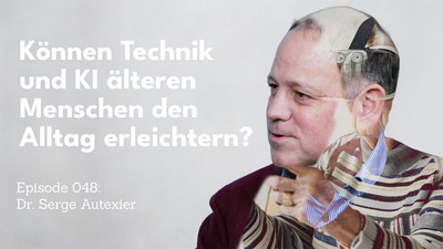Miniaturansicht mit Serge Autexier und dem Titel des Podcasts.