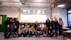 A group of young people.